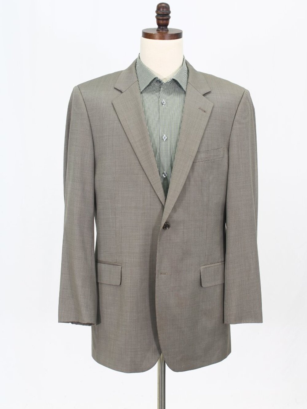 Jos. A. Bank 43L Brown Blazer Sport Coat Jacket 2-Button Solid M593